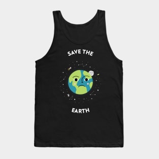 Save the Earth - Space Lover, Earth Tank Top